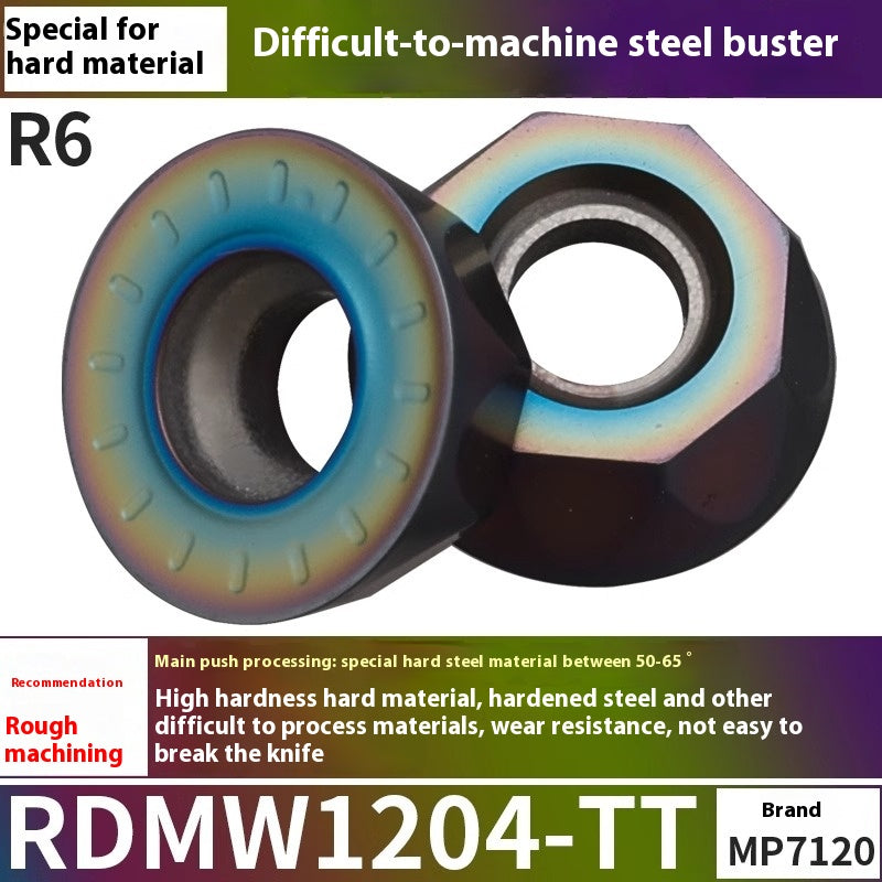 6009 CNC milling inserts RPMW carbide R5 machining center R4 milling machine R6 milling inserts RPMT round cutter grain cutting tools Shandong Denso Pricision Tools Co.,Ltd.